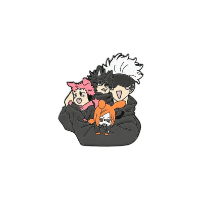 Broche / Pin Gojo Y Chibi Friends Jujutsu Kaisen - Jujutsu Kaisen