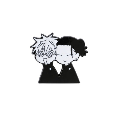 Broche / Pin Gojo Y Geto (Blanco Y Negro) - Jujutsu Kaisen