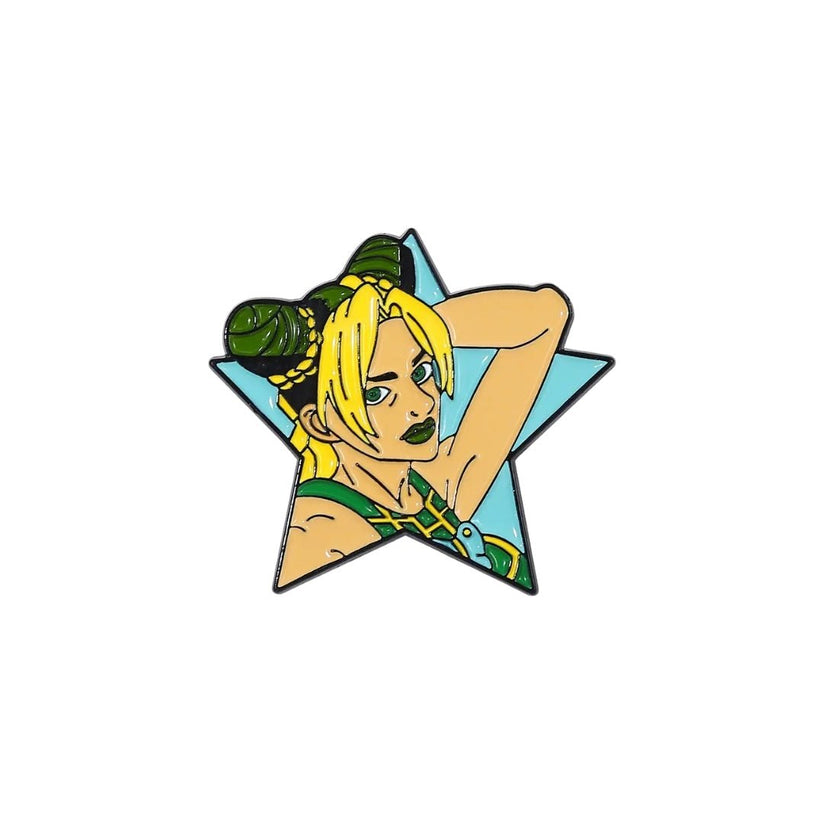 JoJos Bizarre Adventure, alfiler maltados, insignia de Metal