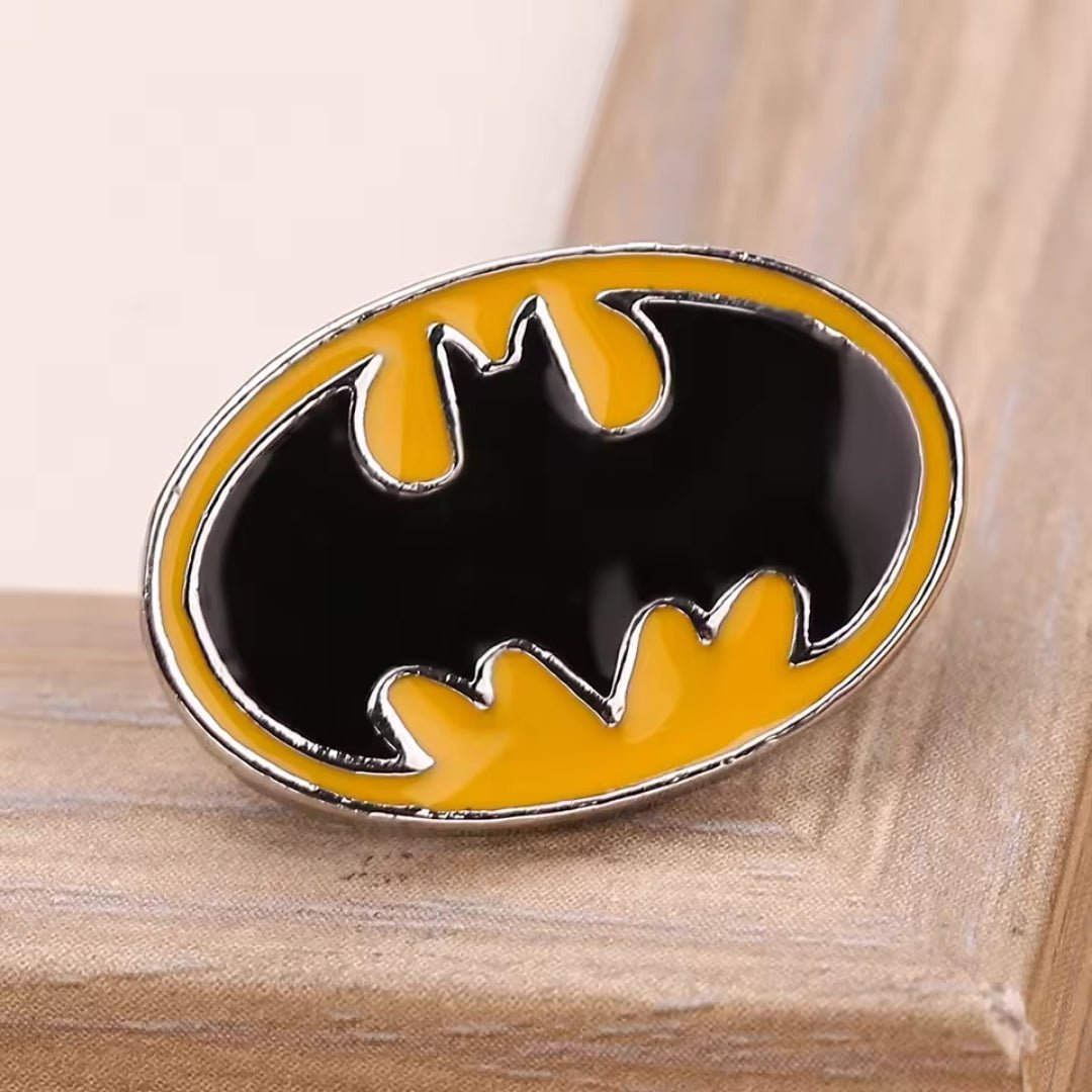 Broche / Pin Logo Batman Amarillo (Pequeño) - Batman