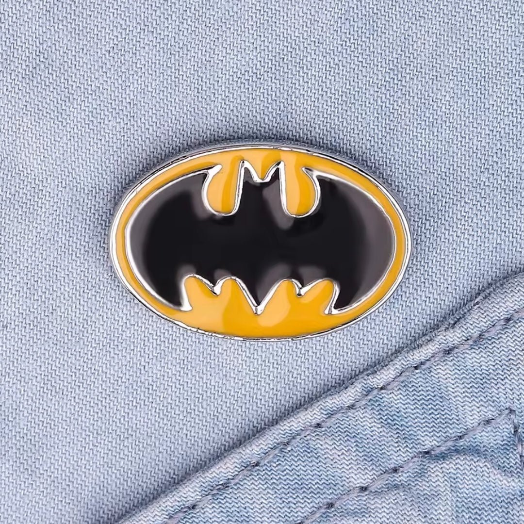 Broche / Pin Logo Batman Amarillo (Pequeño) - Batman
