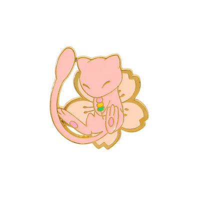 Broche / Pin Mew En Flor - Pokemon