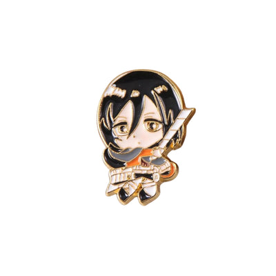 Broche / Pin Mikasa Ackerman Dorado - Attack On Titan