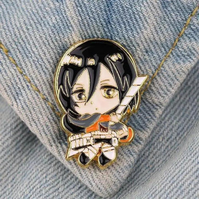 Broche / Pin Mikasa Ackerman Dorado - Attack On Titan