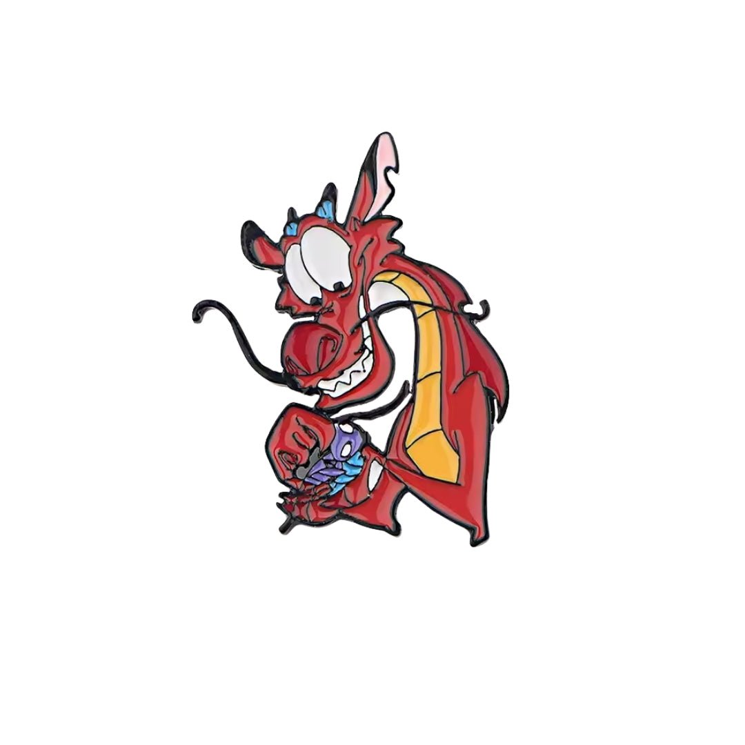 Broche / Pin Mushu Y Cricket - Disney