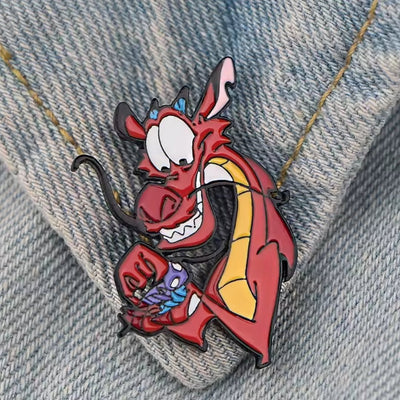 Broche / Pin Mushu Y Cricket - Disney