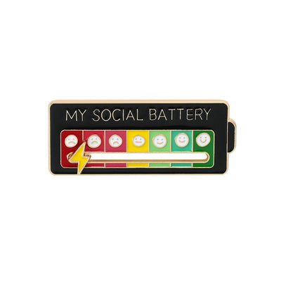 Broche / Pin My Social Baterry