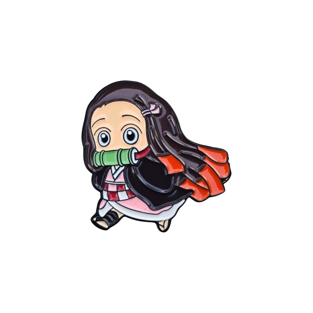 Broche / Pin Nezuko Corriendo - Demon Slayer