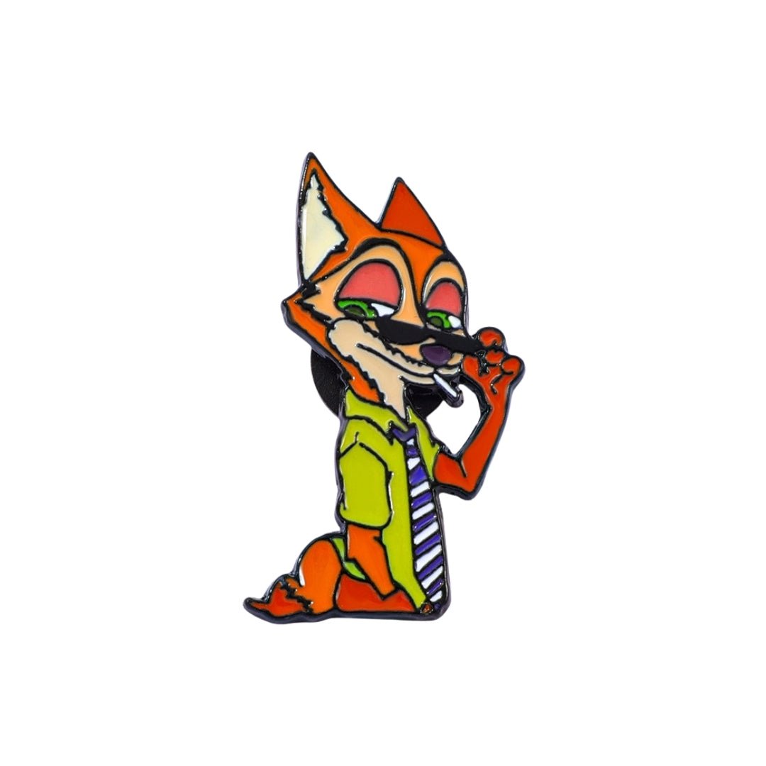 Broche / Pin Nick Con Lentes - Zootopia