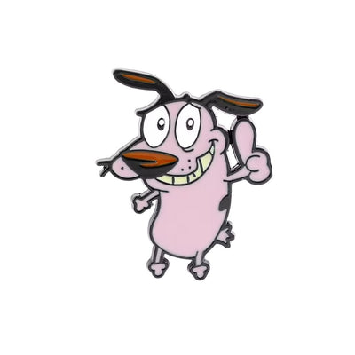 Broche / Pin Perro Coraje Pulgar Arriba - Coraje, El Perro Cobarde