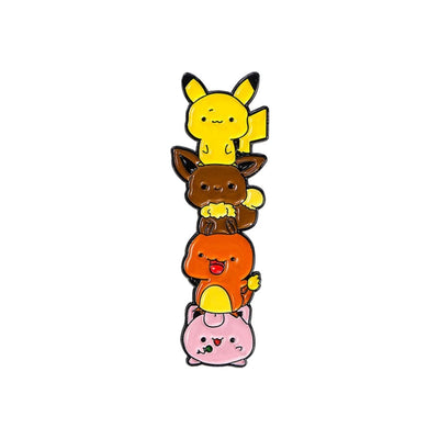 Broche / Pin Pikachu, Eevee, Charmander Y Jigglypuff - Pokemon