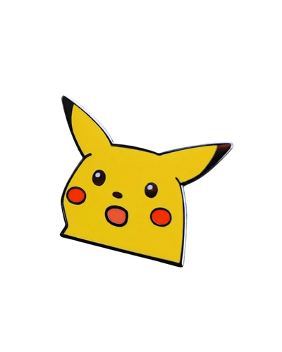 Broche / Pin Pikachu Impactado (Meme) - Pokémon