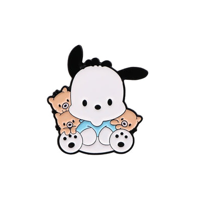 Broche / Pin Pochacco Con Ositos - Sanrio
