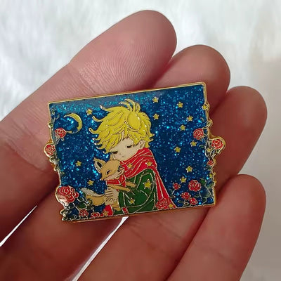 Broche / Pin Principito Abrazo Zorro - El Principito