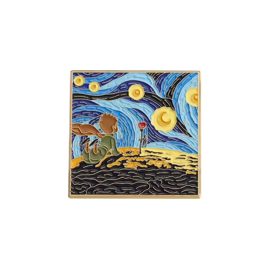 Broche / Pin Principito By Van Gogh