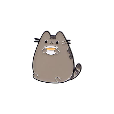 Broche / Pin Pusheen Con Sopita - Pusheen