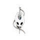 Broche / Pin Rostro Hornet Con Espada - Hollow Knight
