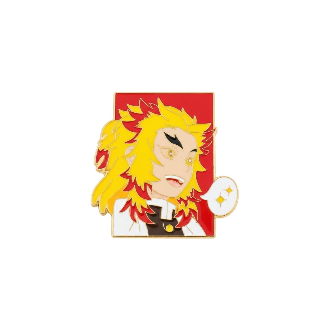 Broche / Pin Rostro Rengoku - Demon Slayer
