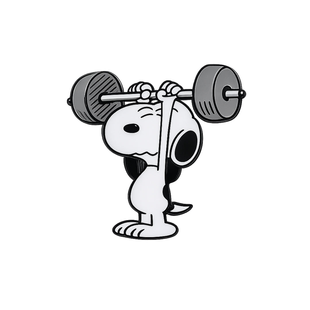 Broche / Pin Snoopy Con Barra Gym - Peanuts