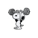 Broche / Pin Snoopy Con Barra Gym - Peanuts