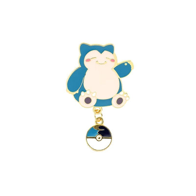 Broche / Pin Snorlax Con Colgante - Pokemon