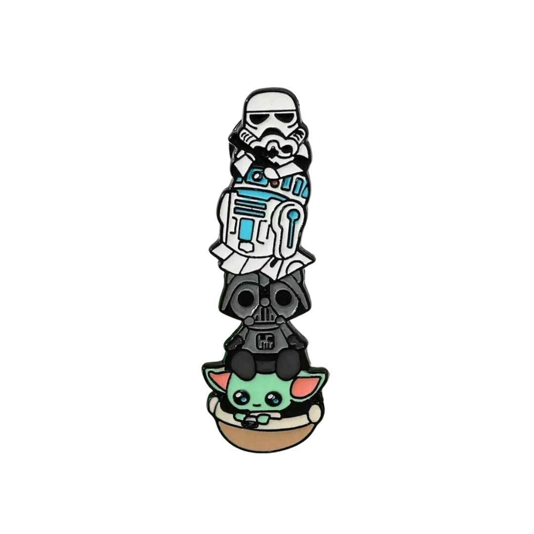 Broche / Pin Stormtrooper, R2D2, Darth Vader Y Grogu - Star Wars