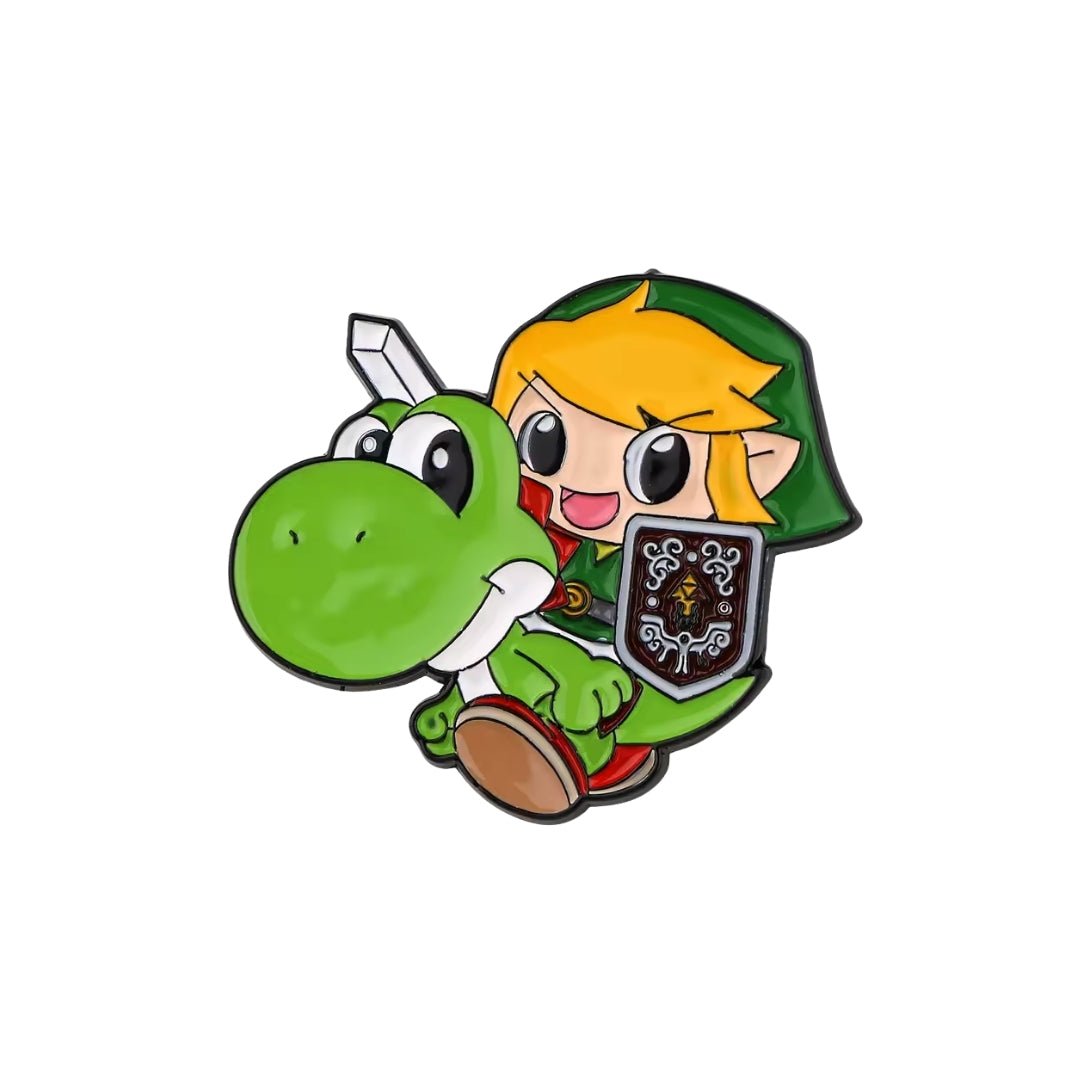 Broche / Pin Yoshi Y Link - Nintendo