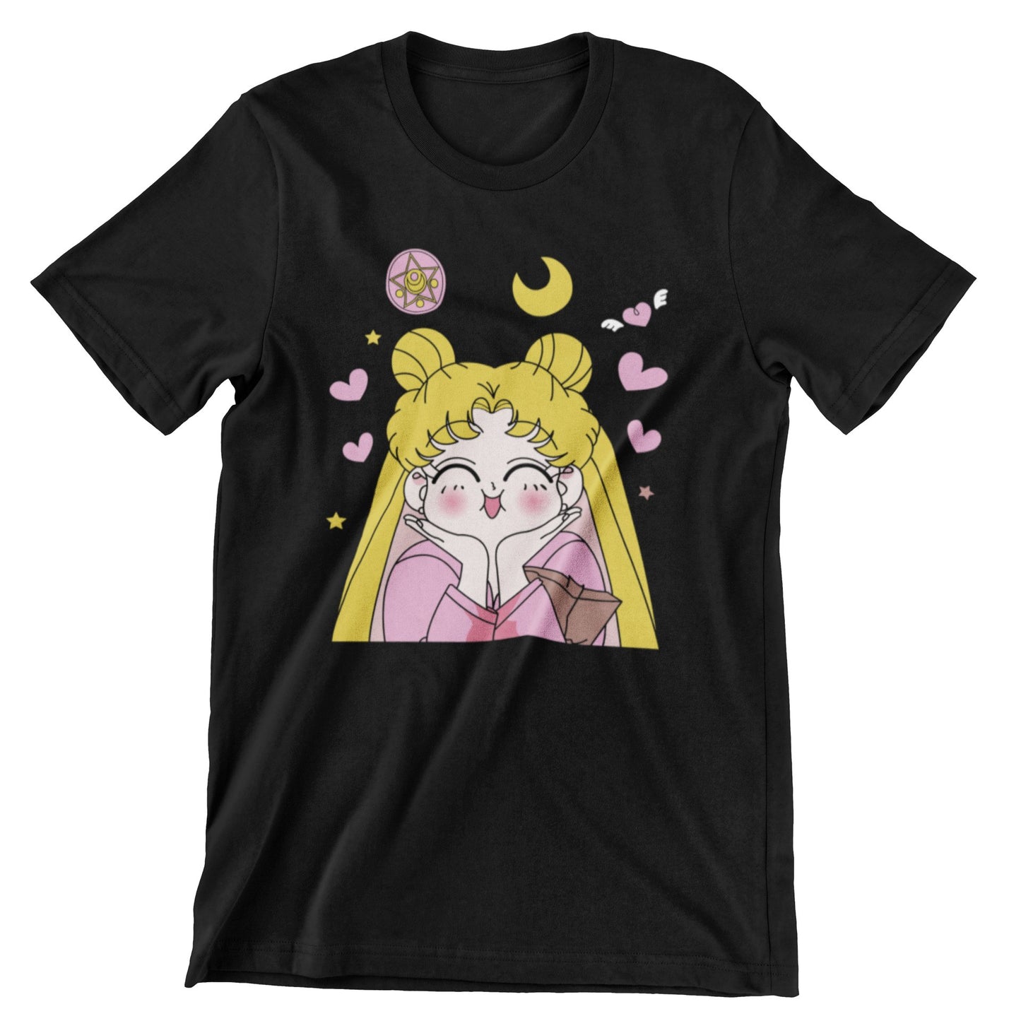 Camiseta Serena con Corazones - Sailor Moon