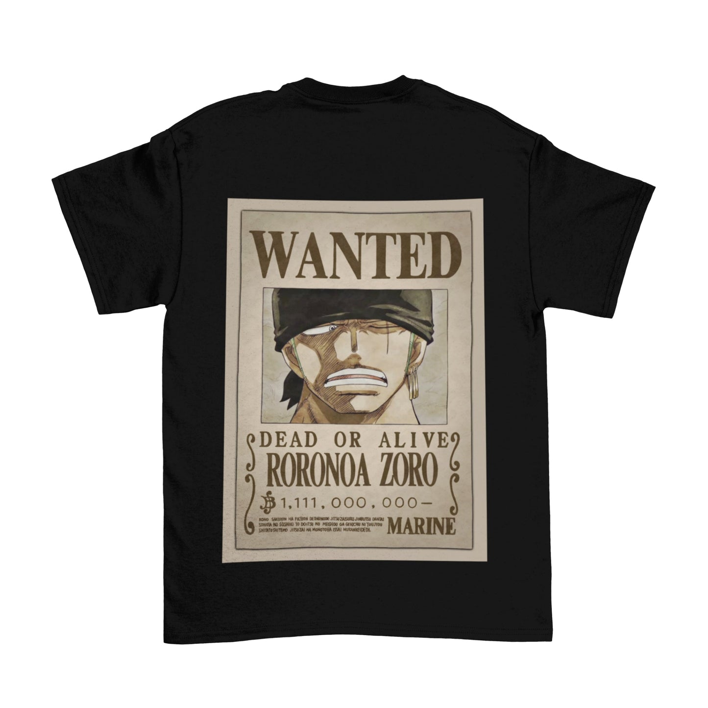 Camiseta Wanted One Piece