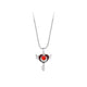 Collar Báculo Corazón Con Cadena De Acero - Sailor Moon