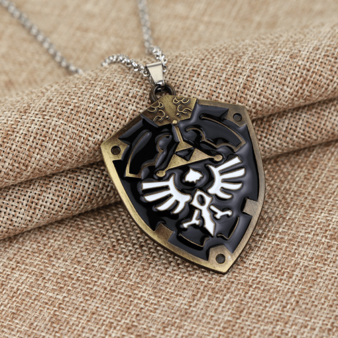 Collar Escudo Negro (Zelda)