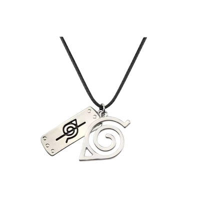 Collar Simbolo Konoha Y Bincha Akatsuki - Naruto
