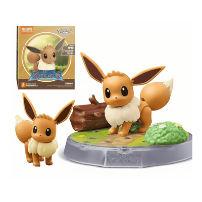 Figura Armable Oficial Eevee Pequeña - Pokemon