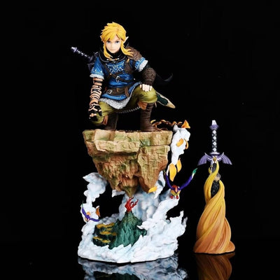 Figura Link Tears Of Kingdom Con Base - The Legend Of Zelda