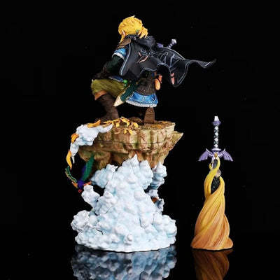 Figura Link Tears Of Kingdom Con Base - The Legend Of Zelda