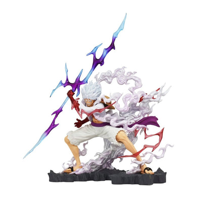 Figura Luffy Gear 5 Con Rayo (Mano Roja) - One Piece / REPLICA