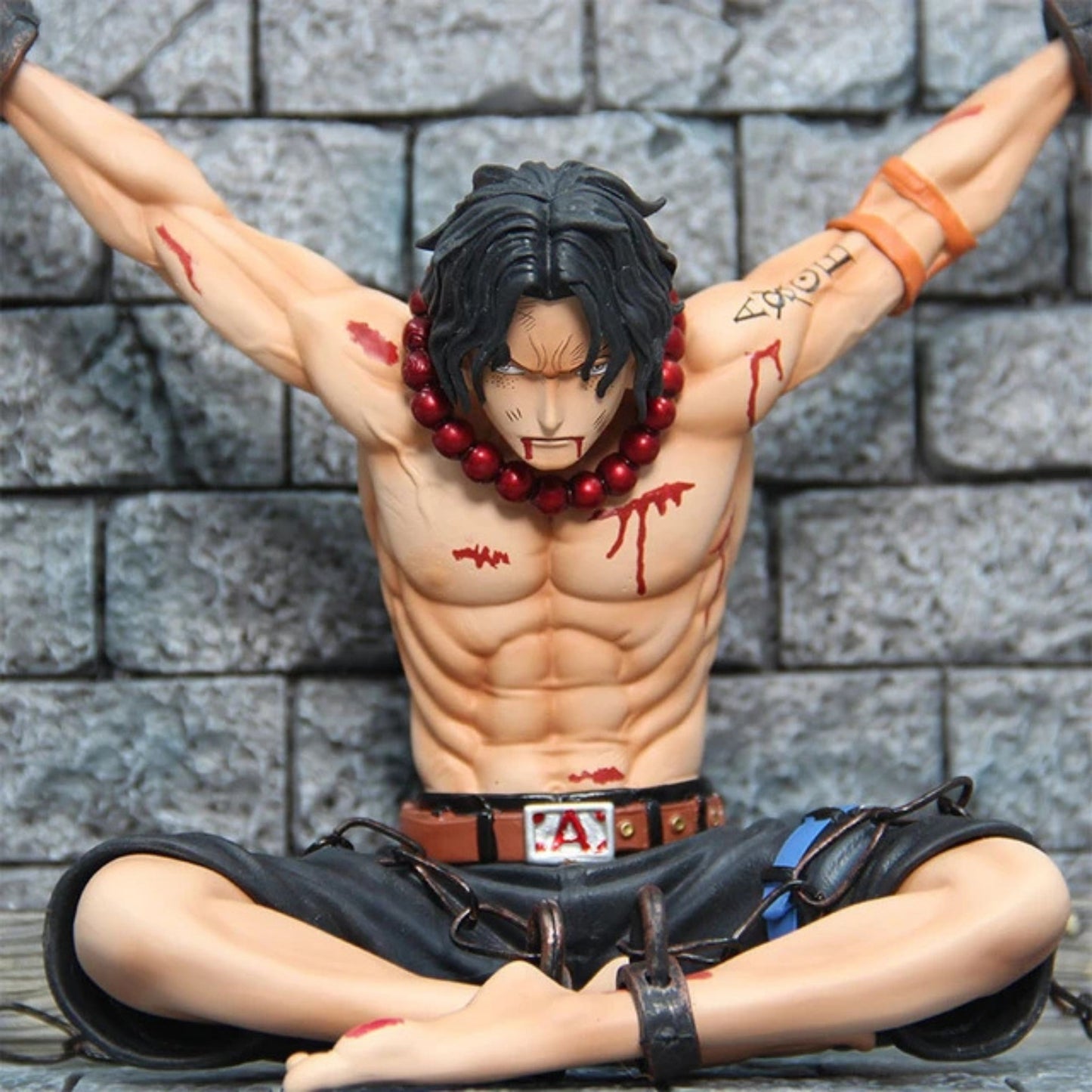 Figura Portgas D. Ace  Prisionero - One Piece / Sin Caja