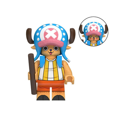 Figura Tipo Lego Chopper (Camisa A Rayas) - One Piece / REPLICA