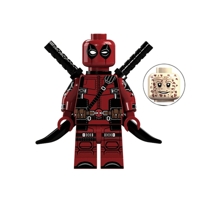 Figura Tipo Lego Deadpool - Marvel