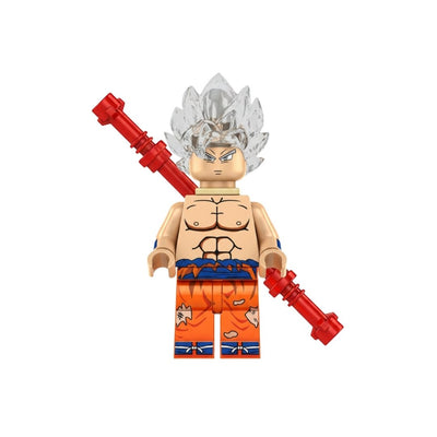 Figura Tipo Lego Goku Ultra Instinto - Dragon Ball Z