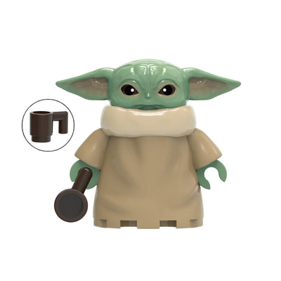 Figura Tipo Lego Grogu Con Taza - Star Wars / REPLICA