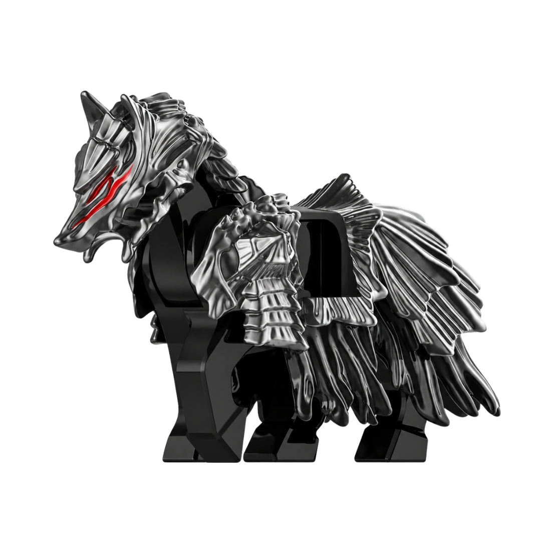 Figura Tipo Lego Guts Y Lobo De Hierro - Berserk / NO OFICIAL.