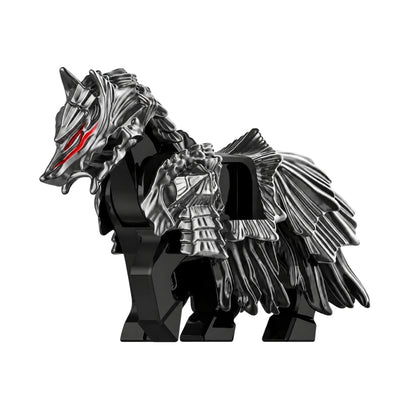 Figura Tipo Lego Guts Y Lobo De Hierro - Berserk / REPLICA