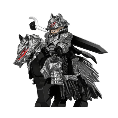 Figura Tipo Lego Guts Y Lobo De Hierro - Berserk / REPLICA