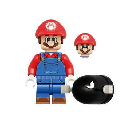 Figura Tipo Lego Mario - Nintendo