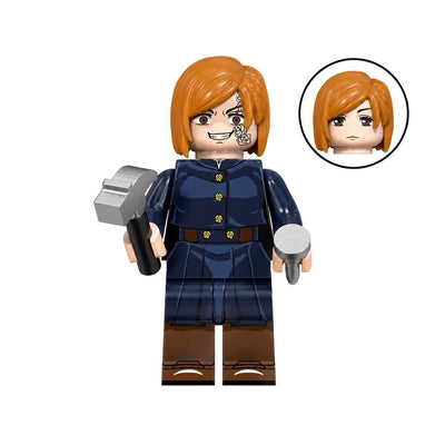 Figura Tipo Lego Nobara - Jujutsu Kaisen / REPLICA