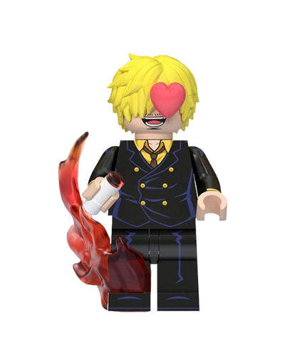 Figura Tipo Lego Sanji Enamorado - One Piece / REPLICA