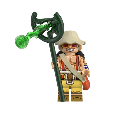 Figura Tipo Lego Usopp Con Resortera - One Piece / REPLICA