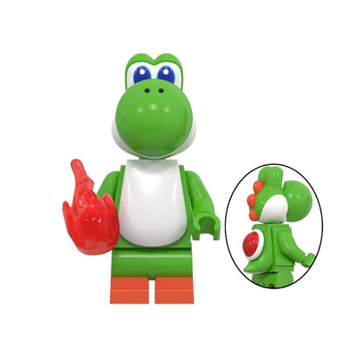 Figura Tipo Lego Yoshi - Nintendo / REPLICA