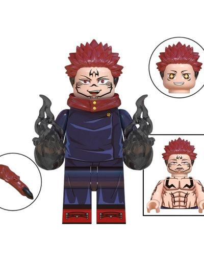 Figura Tipo Lego Yuji Itadori - Jujutsu Kaisen / REPLICA